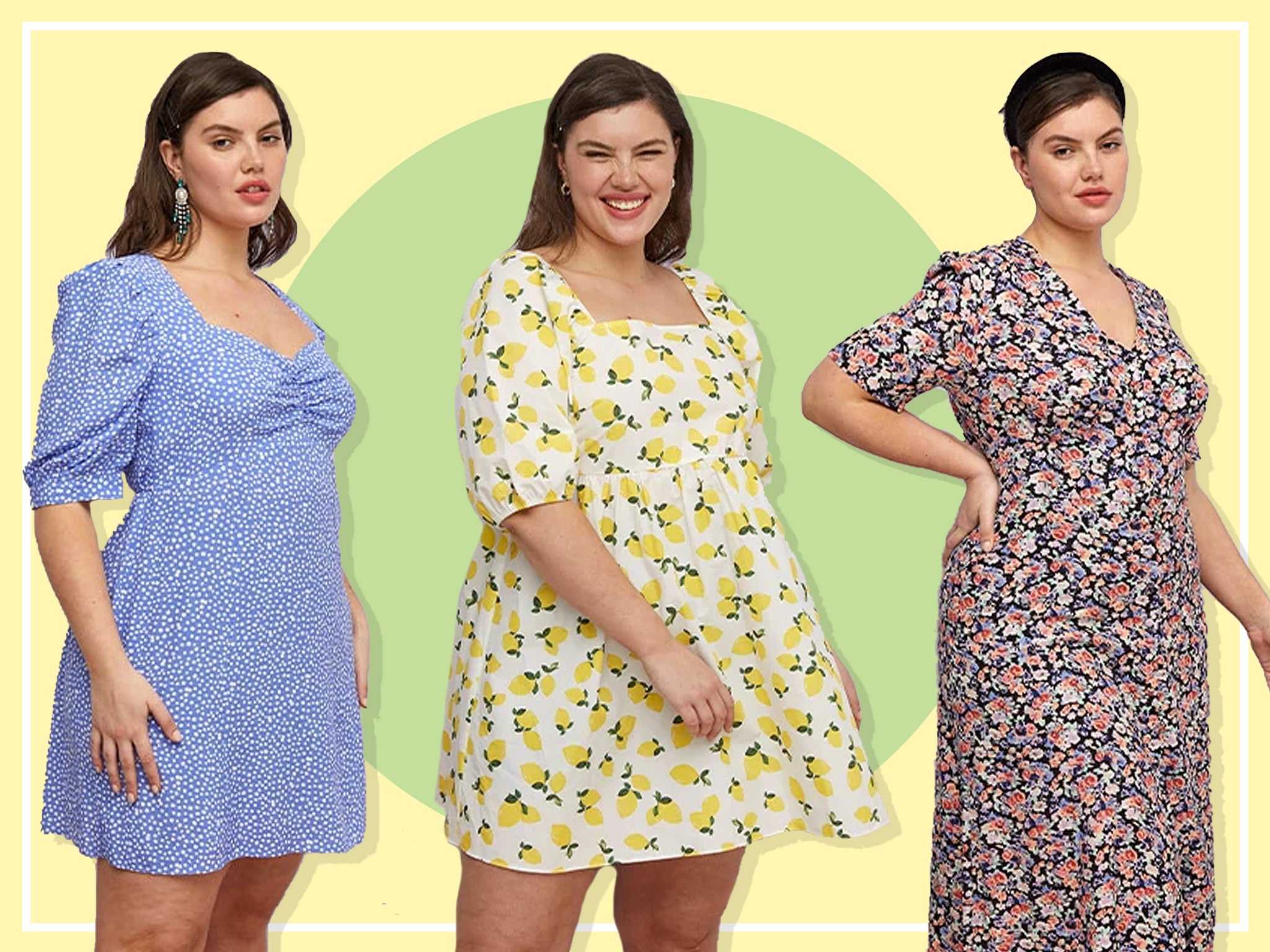 Plus size midi on sale summer dresses uk